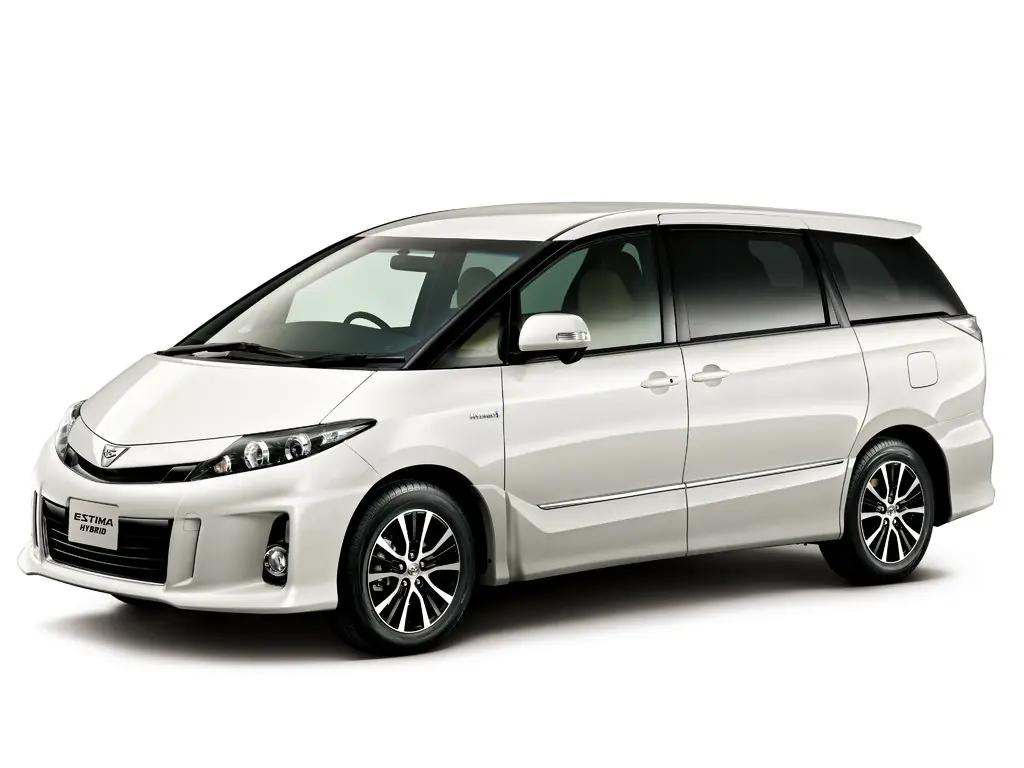 Toyota Estima (AHR20W, ACR50W, ACR55W, GSR50W, GSR55W) 3 поколение, 2-й рестайлинг, минивэн, гибрид (05.2012 - 05.2016)